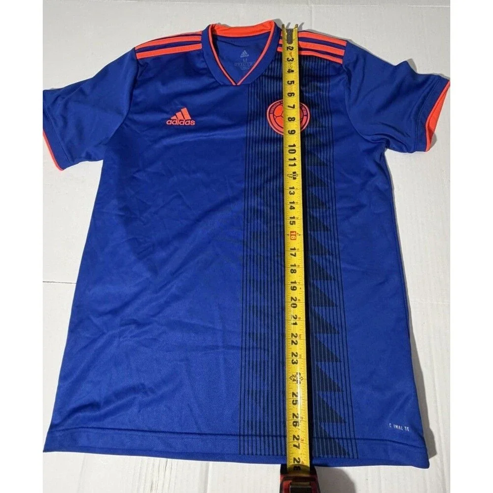 NWOT Adidas Colombia Soccer Jersey Men’s M Blue Orange Climacool FCF